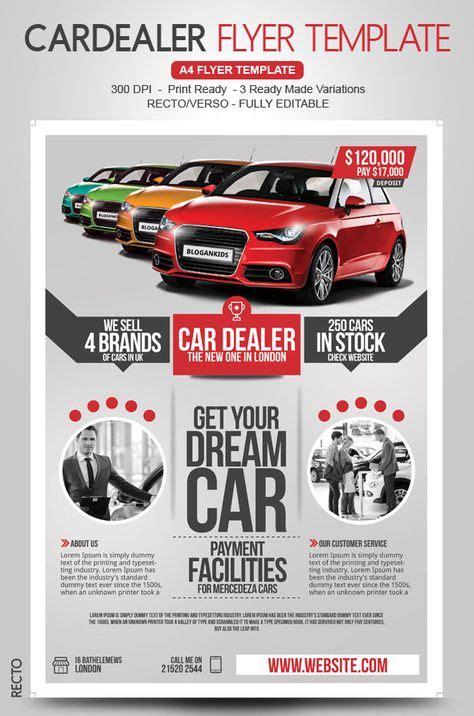 Auto Sales Flyer Templates Marketing Ideas For Car Dealers Auto