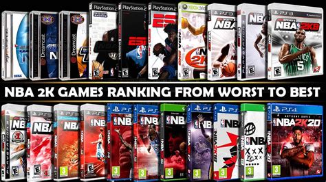 Nba 2k Games Ranking From Worst To Best Youtube