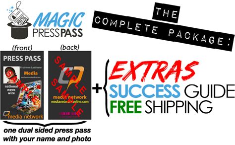magic press pass extras magicpresspass