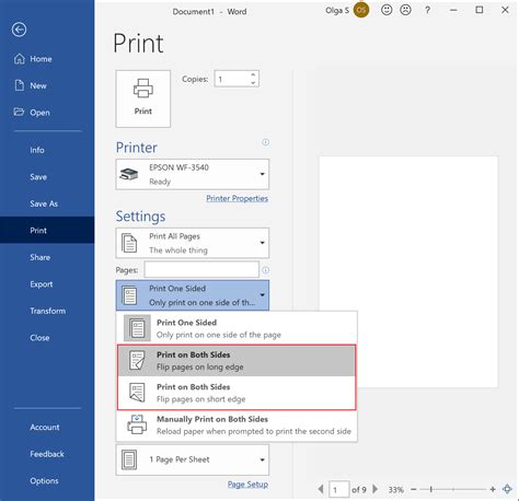 Lesson 6 Print Document Create Basic Documents Microsoft Word Step