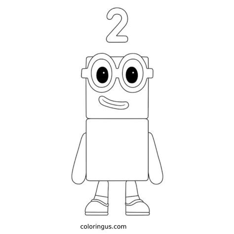 Numberblocks Coloring Pages Free Printable Sheets