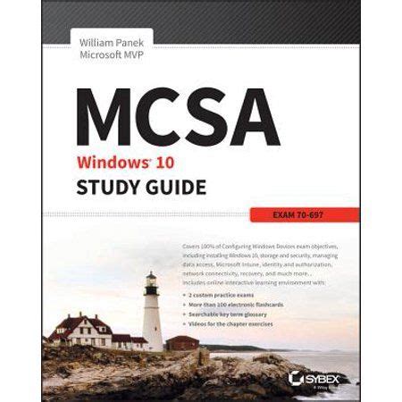 Microsoft windows 10 complete study guide is your ultimate preparation resource for the new windows 10 certification. MCSA Microsoft Windows 10 Study Guide: Exam 70-697 ...