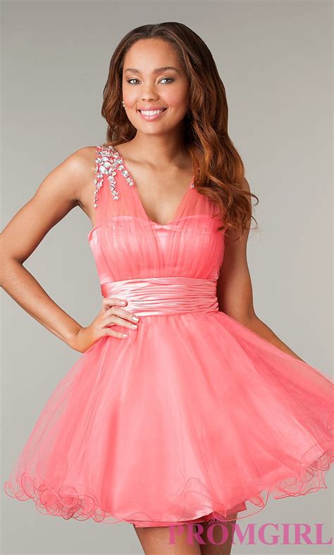 Shortest dress baby doll commando. Short Sleeveless V-Neck Babydoll Corset Prom Dress ...