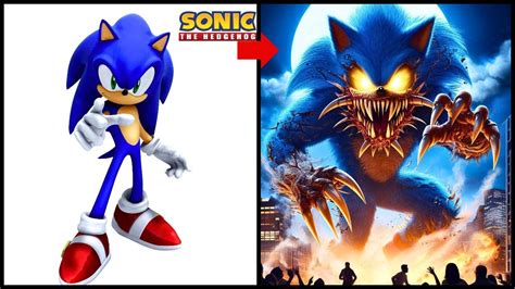 Sonic The Hedgehog All Characters As Monster Part 2 Youtube
