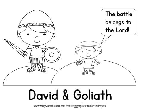 Free Printable David And Goliath Crafts David And Goliath Activities