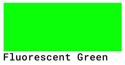 Fluorescent Green Color Codes The Hex RGB And CMYK Values That You Need