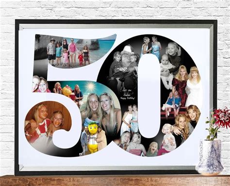 Anniversary Photo Collage Personalized Photo Collage 50th Etsy