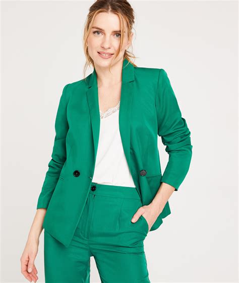 Sentence love est une boutique de mode en ligne où vous allez dénicher les pièces les plus tendances du moment. Veste de tailleur verte femme VERT - Grain de Malice