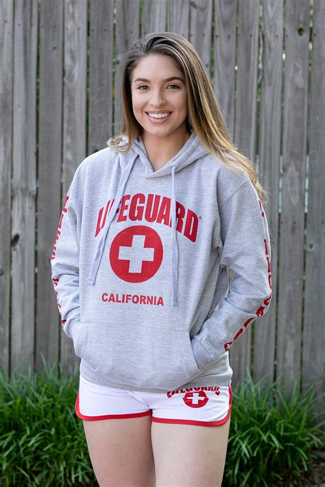 Lifeguard Officially Licensed Ladies California Hoodie Sweatshirt