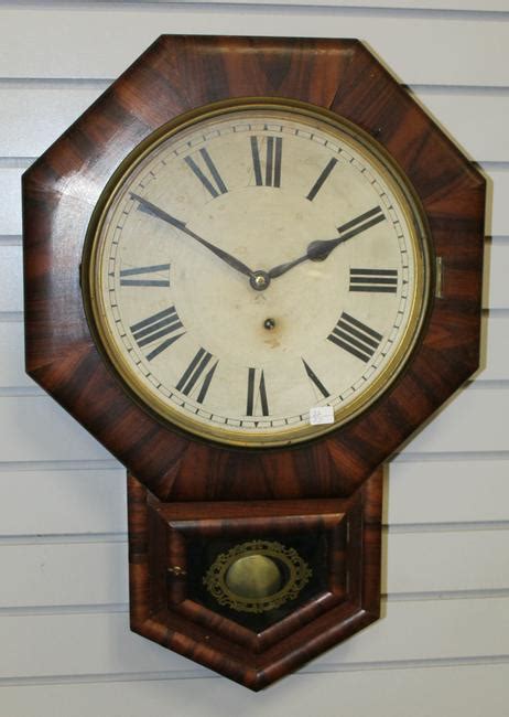 Antique Ansonia Octagon Drop Rosewood Clock Price Guide