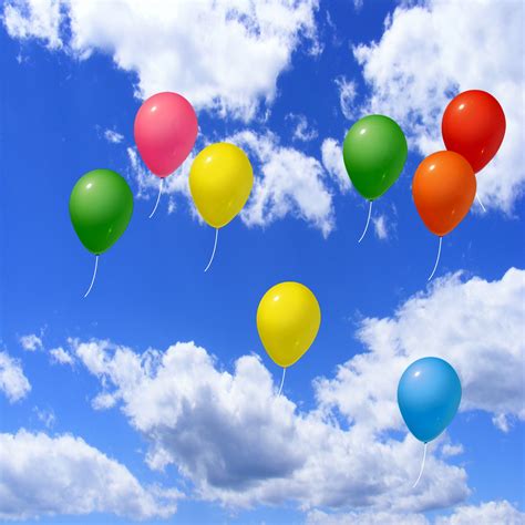Floating Balloons Free Stock Photo Public Domain Pictures