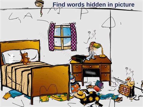 Some words related to this are hidden in the picture. Search hidden objects in puzzle images for kids with ...
