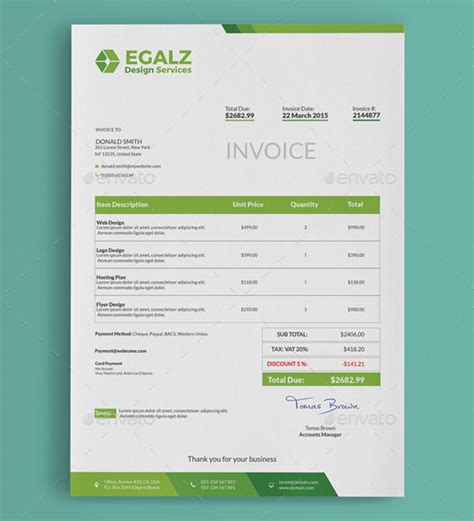 20 Lovely Free Downloadable Invoice Templates From Microsoft