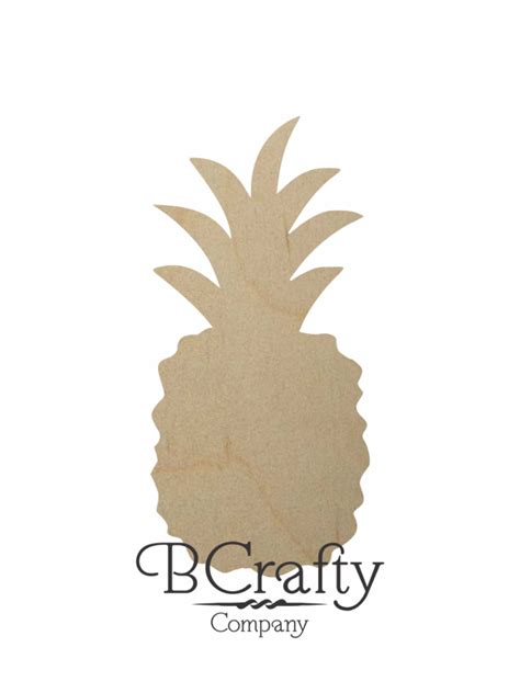 Wooden Pineapple Cut Out Bcrafty Company