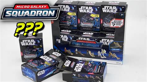 Unboxing A Case Of Micro Galaxy Squadron Blind Boxes Series1 Scout