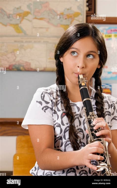 Learning The Clarinet Hi Res Stock Photography And Images Alamy