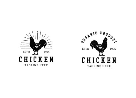 Fried Chicken And Chicken Farm Logo Design Template 11315001 Vector