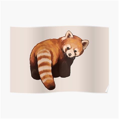 Red Panda 3 Poster For Sale By Chxngah Redbubble