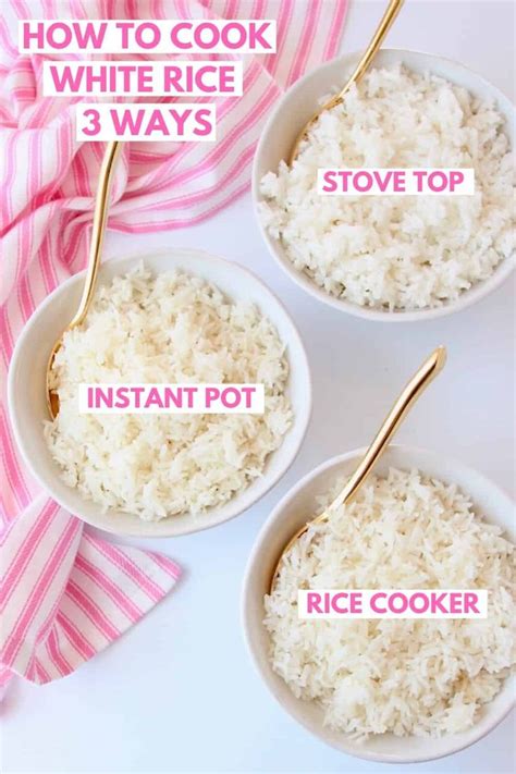 Learn How To Cook Perfect White Rice On The Stove Top In An Instant