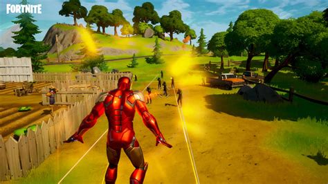Ew iron man mythic items and weapons are now available to collect in fortnite since the stark industries update went live this week. Fortnite - How to Eliminate Iron Man at Stark Industries ...