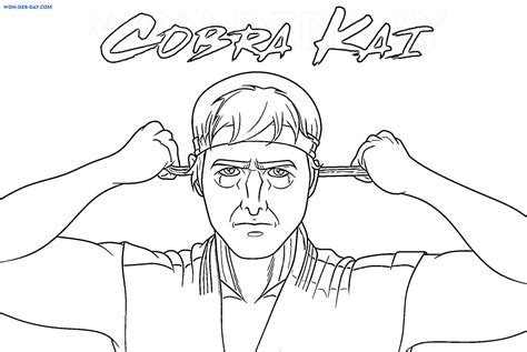 Learn how to draw the cobra kai logo. Cobra Kai Coloring pages - Printable coloring pages ...