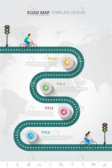 Roadmap Infographic Template Download Graphics And Vectors Graphic