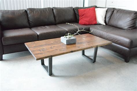 The glass top on the leisuremod imperial triangle coffee table will inject structural appeal into your space with its modern look. Hand Made Industrial Wood Coffee Table With Raw Steel Base ...