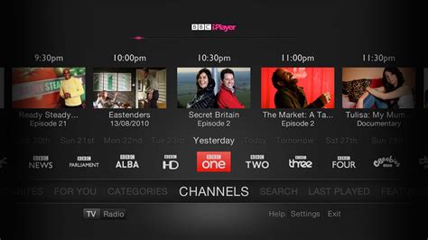 The Bbc Launches A New Tv Friendly Version Of Iplayer