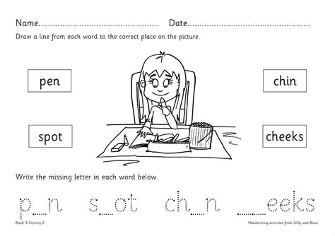 Grade math bingo worksheet best free printable multiplication. Tom & Bella writing worksheet 3a - Handwriting and ...