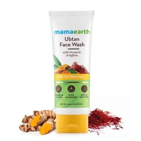Mamaearth With Turmeric And Saffron Ubtan Face Wash For Tan Removal