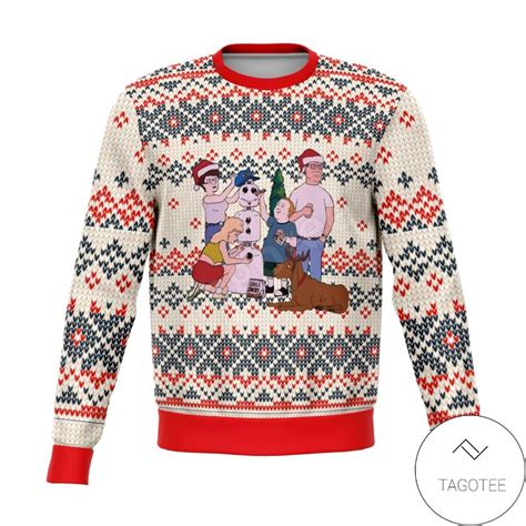 King Of The Hill Sitcom Xmas Ugly Christmas Sweater Tagotee