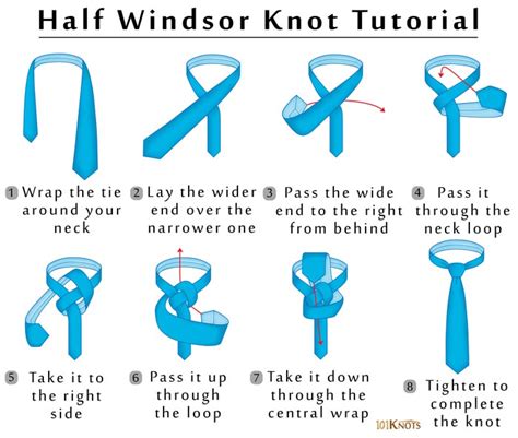 How To Tie A Windsor Knot For Dummies Astar Tutorial
