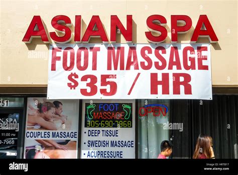 North Miami Florida Asian Spa And Foot Massage Massage Parlor Storefront Sign Acupressure Deep