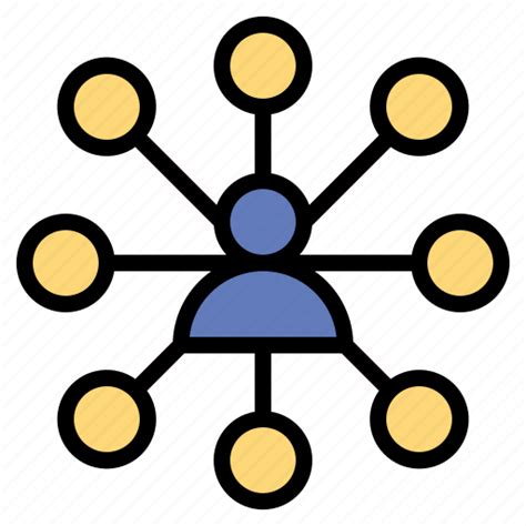 Computing Connected Connections Network Networking Icon