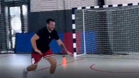 Luka Doncic Moving Slow During Basketball Cone Drill Workout Gets