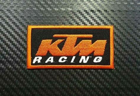 Ktm Racing Motorcycle Sports Biker Cap Iron On Sew Logo Embroidered
