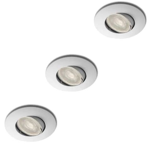 3x Inbouwspot Lucca Mini Wit GU11 LED Spot Lybardo 2 8W