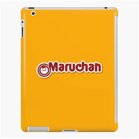 Maruchan マルちゃん Logo Ipad Case And Skin For Sale By Rubencrm Redbubble