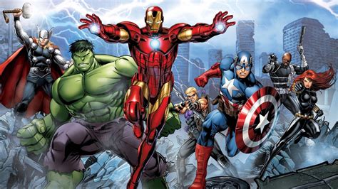 2048x1152 Marvels Avengers Assemble Comic 2048x1152 Resolution