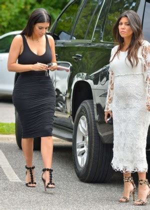 Kim Kourtney Kardashian Visiting Kim S DASH Store In Southampton