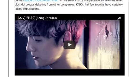 Knk Recognized By ′billboard′ As A Top K Pop Artist 8days