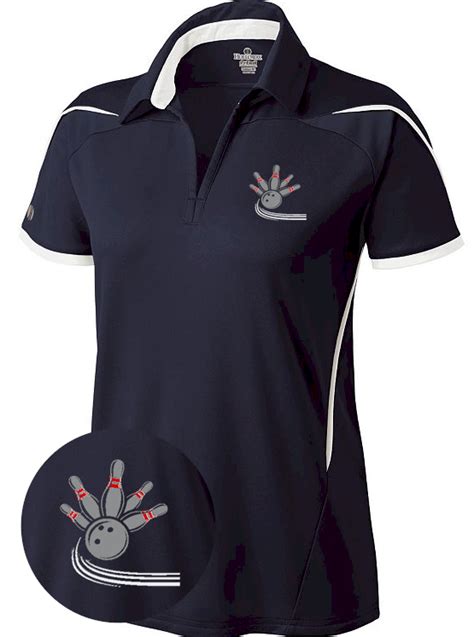 Crush Ladies Dry Excel Performance Stretch Polo Custom Bowling