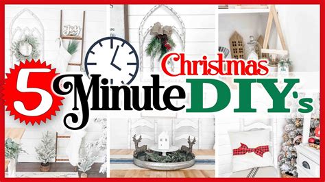 5 Minute Christmas Diys 🎄 Super Easy And Beautiful 🎄 Christmas Crafts