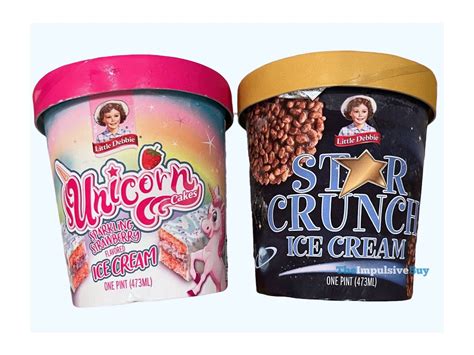 Review Little Debbie Star Crunch And Unicorn Cake Ice Creams The