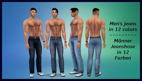 Mod The Sims Jeans For Men