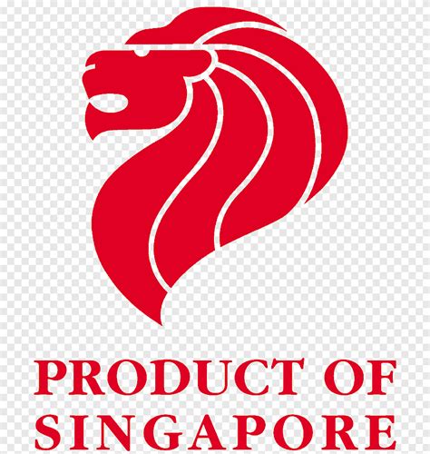 Free Download Merlion Park Lion Head Symbol Of Singapore Logo Text