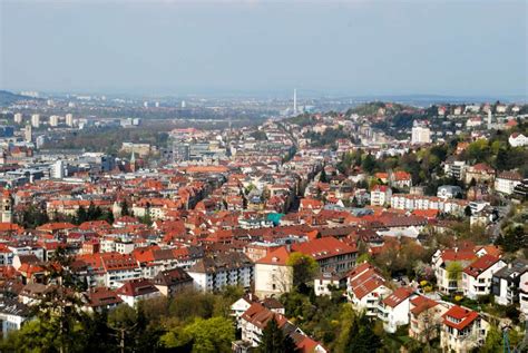 Stuttgart, a city surrounded by the green of Germany ...