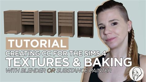 Tutorial Creating Cc For The Sims 4 Textures And Baking In Blender Or