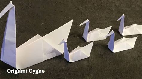 Origami Cygne Facile Swan Easy Youtube
