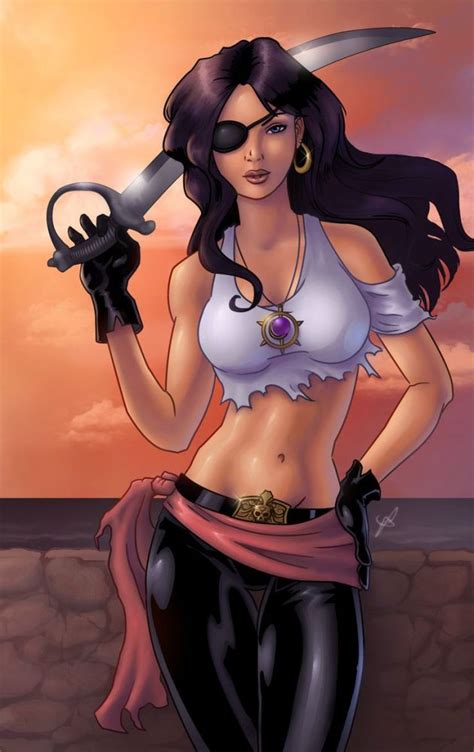 Sexy Female Pirate By